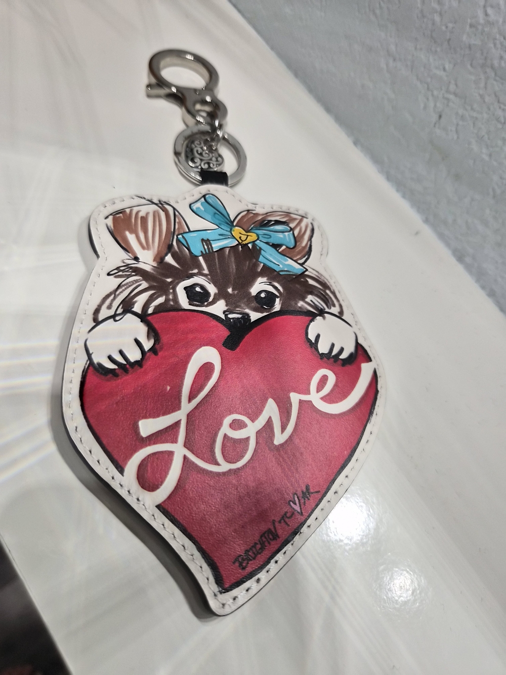 Brighton Puff Poodle Handbag Fob